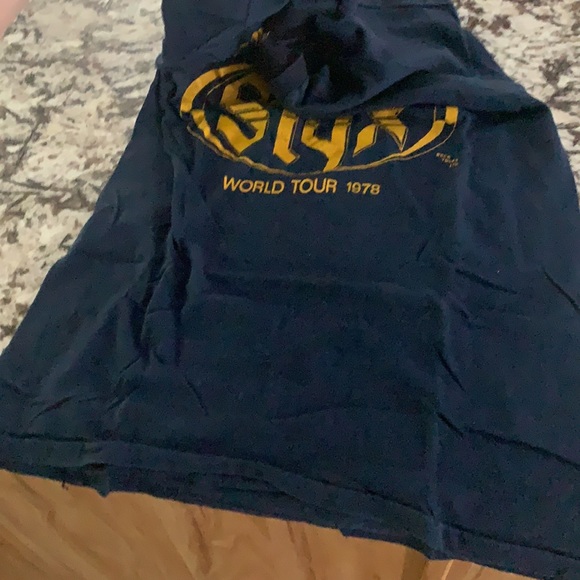 VINTAGE STYX Band tee - Picture 4 of 5